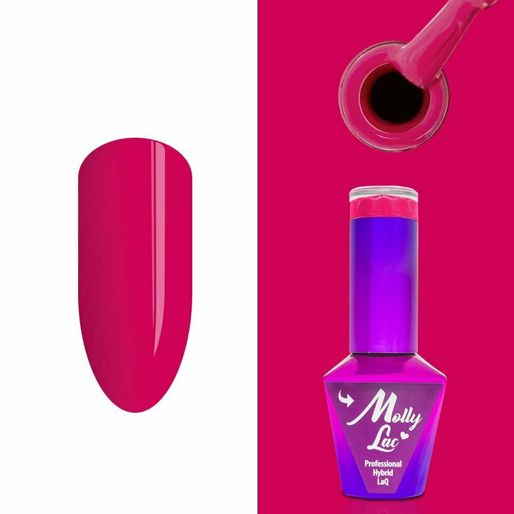 Molly Lac Esmalte Semipermanente 10ml Color 148 Flamingo Rogue