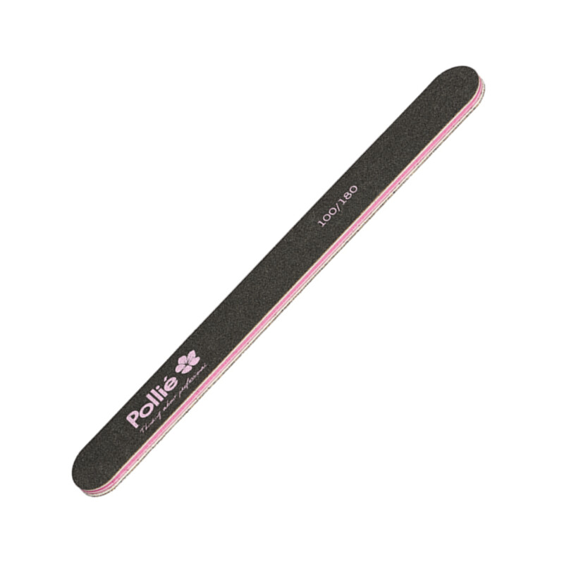 Lima de Uñas Acolchada Recta Negra 100/180