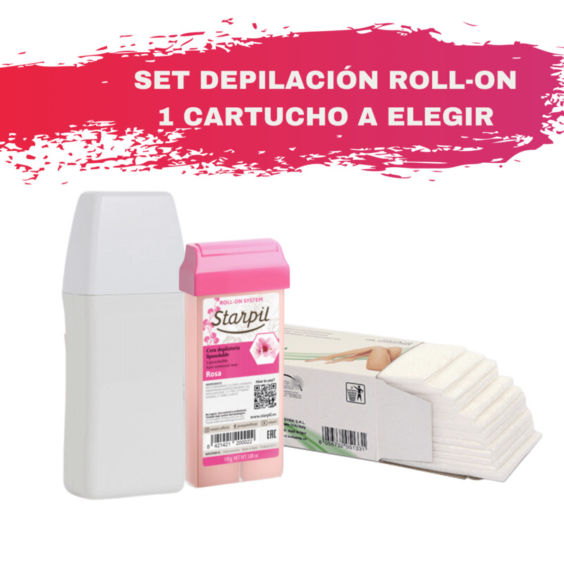 Set Depilación Roll On Completo 1 Cartucho a elegir