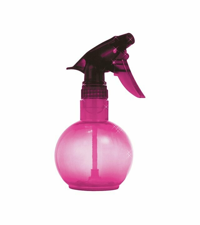 Pulverizador Bola 340ml color rosa translúcido