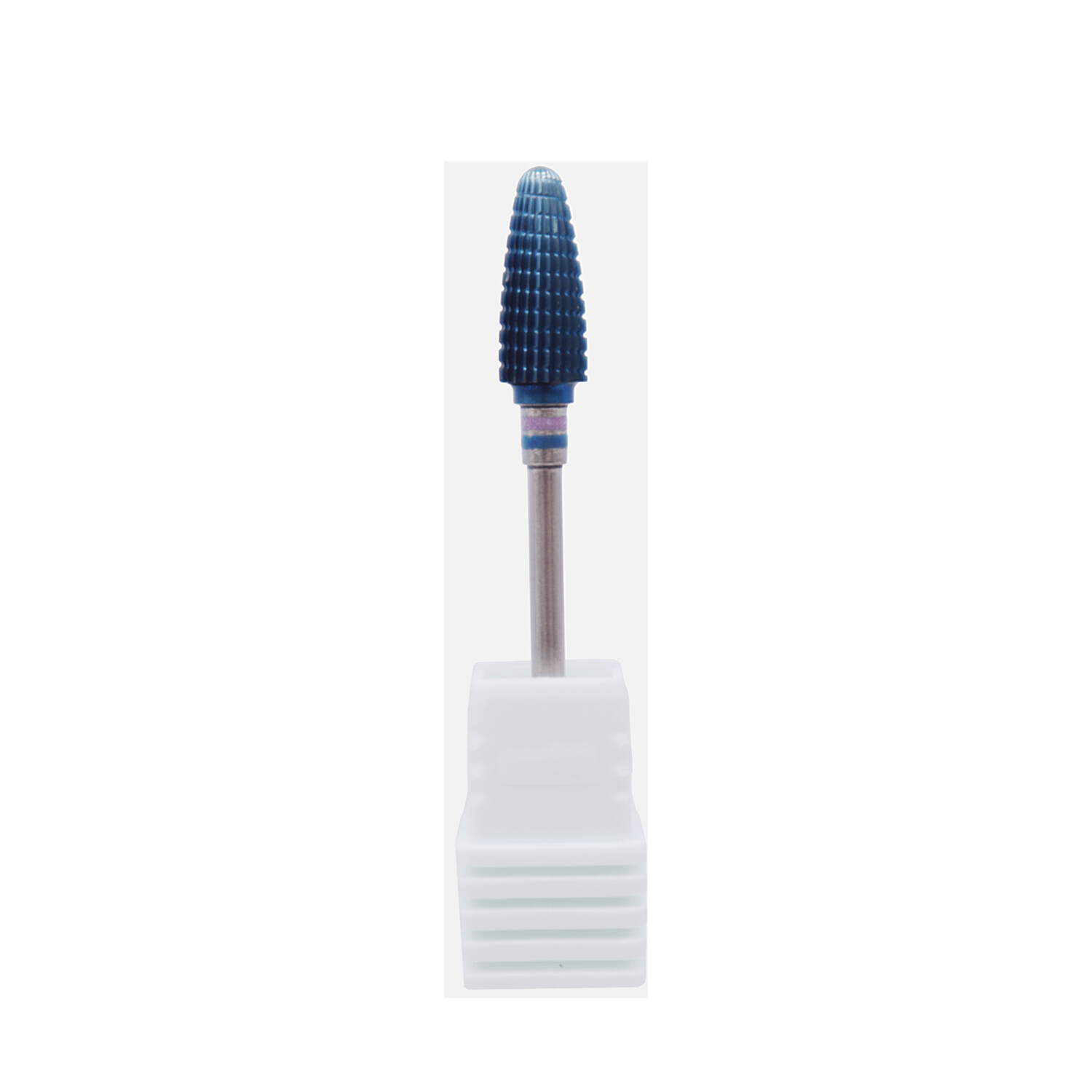 Fresa Cónica de Tungsteno Azul para torno manicura Ø0,6x1,45C