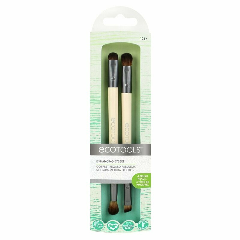 Ecotools Eye Enhancing Duo Set Pinceles maquillaje de ojos