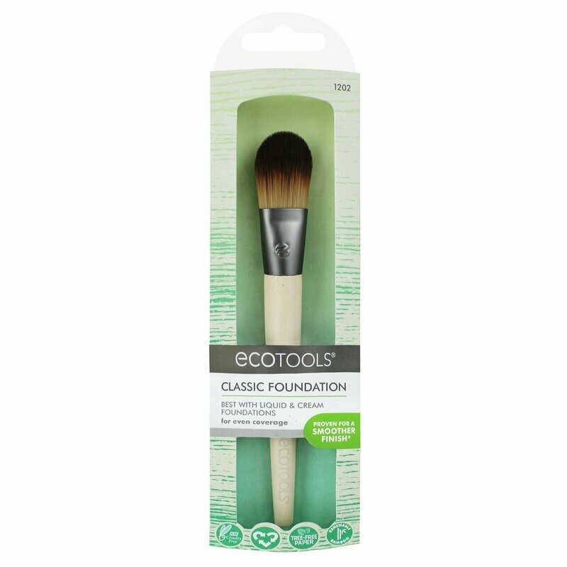 Ecotools Classic Foundation brocha para maquillaje fluido