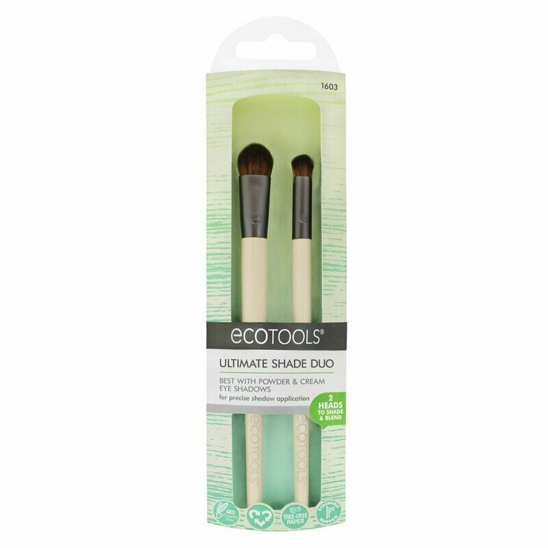 Ecotools Ultimate Shade Duo de pinceles para sombra de ojos