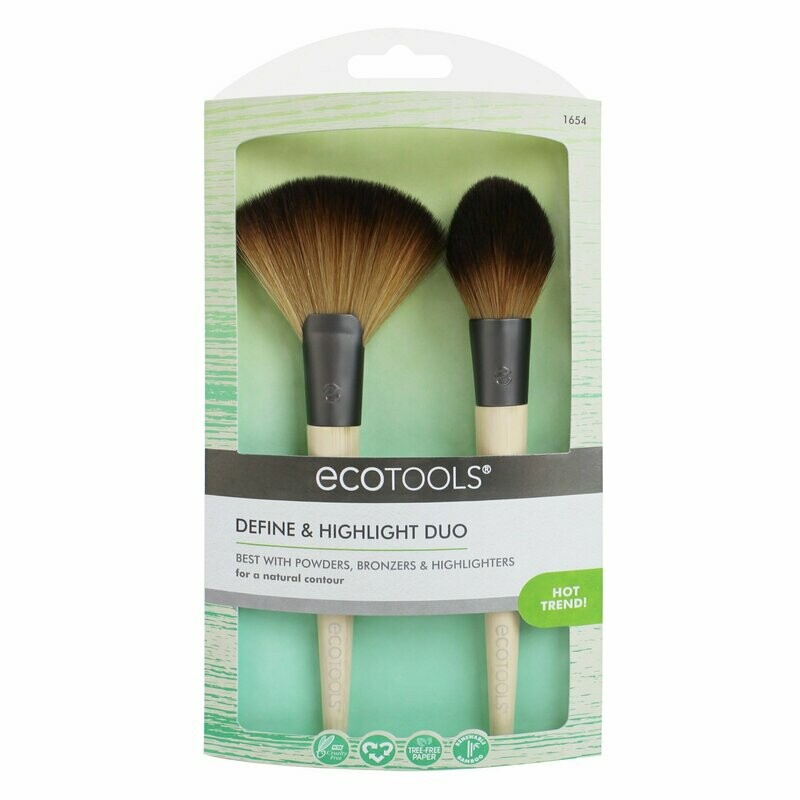 Ecotools Define & Highlight Duo brochas para contornear