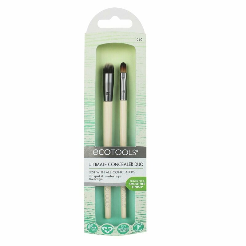 Ecotools Ultimate Concealer Duo de brochas para correctores