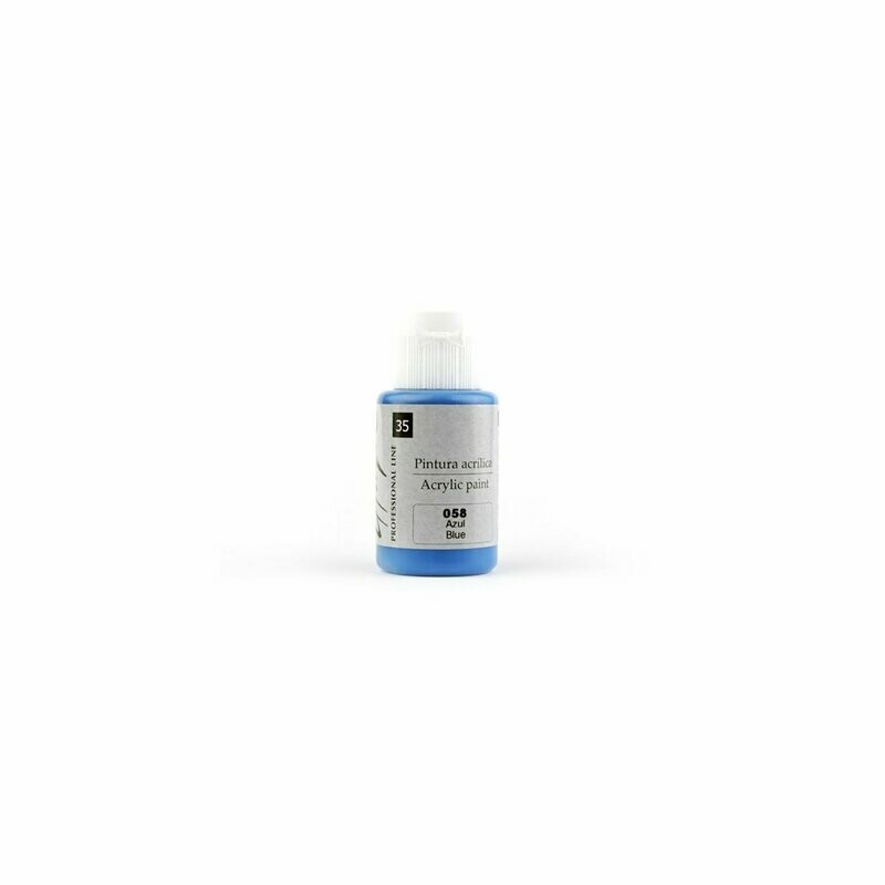 Thuya Pintura Acrílica Azul