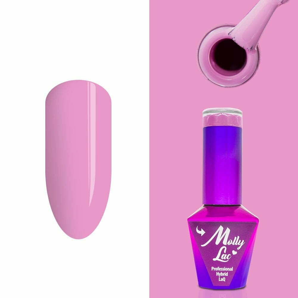 Molly Lac Esmalte Semipermanente 10ml Color 121 Marshmallow Yoghurt