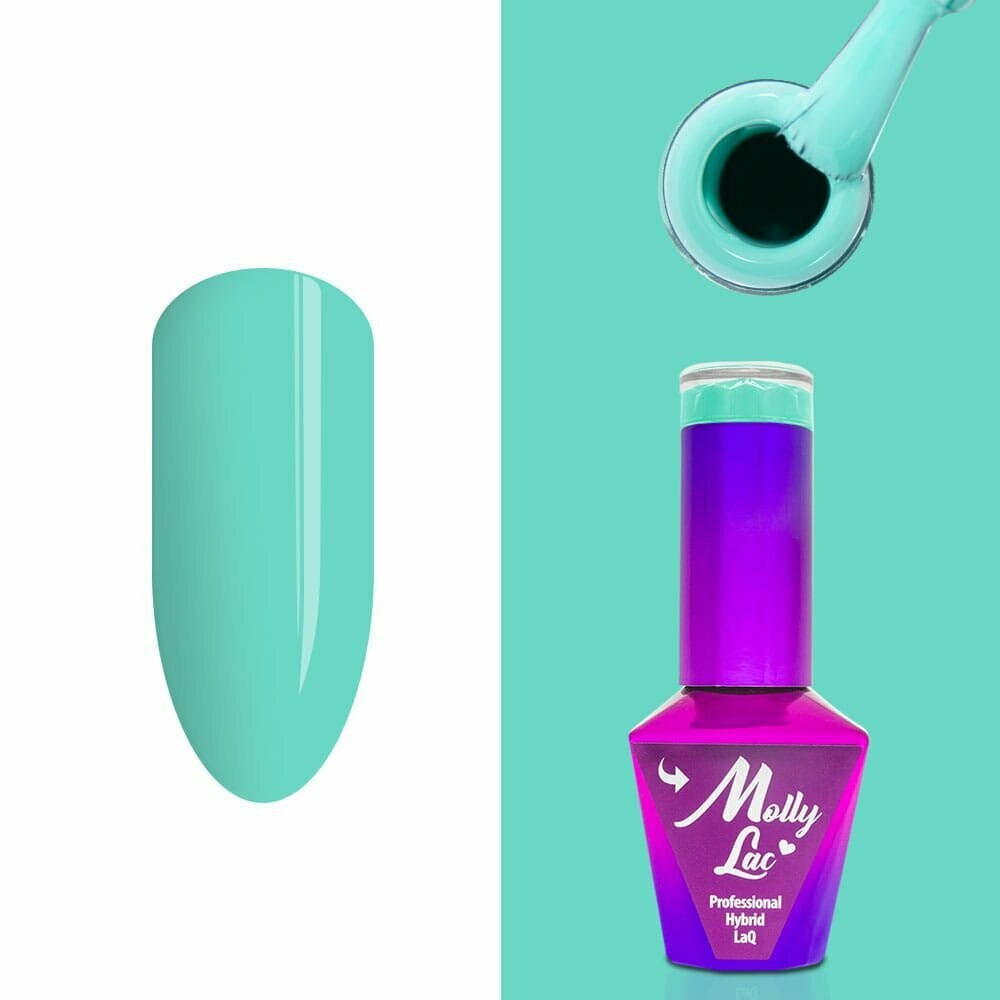 Molly Lac Esmalte Semipermanente 10ml Color 123 Passion Dessert Yoghurt