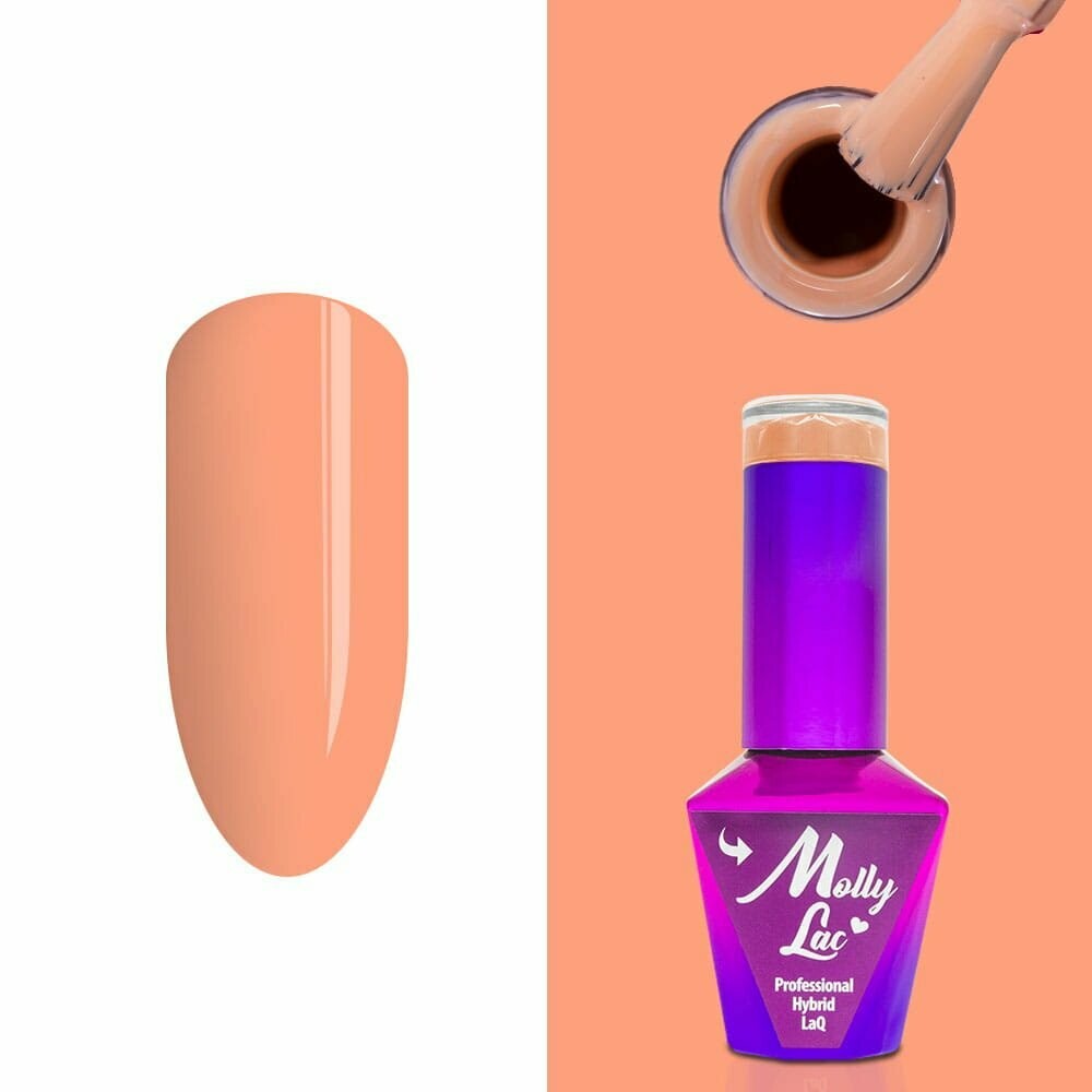 Molly Lac Esmalte Semipermanente 10ml Color 127 Sweet Eclair Yoghurt