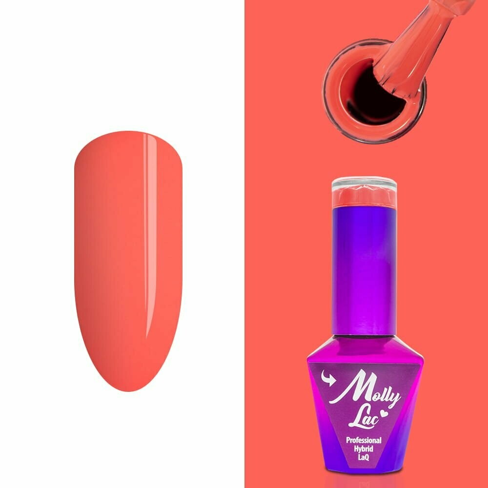 Molly Lac Esmalte Semipermanente 10ml Color 128 Sour Cream Yoghurt