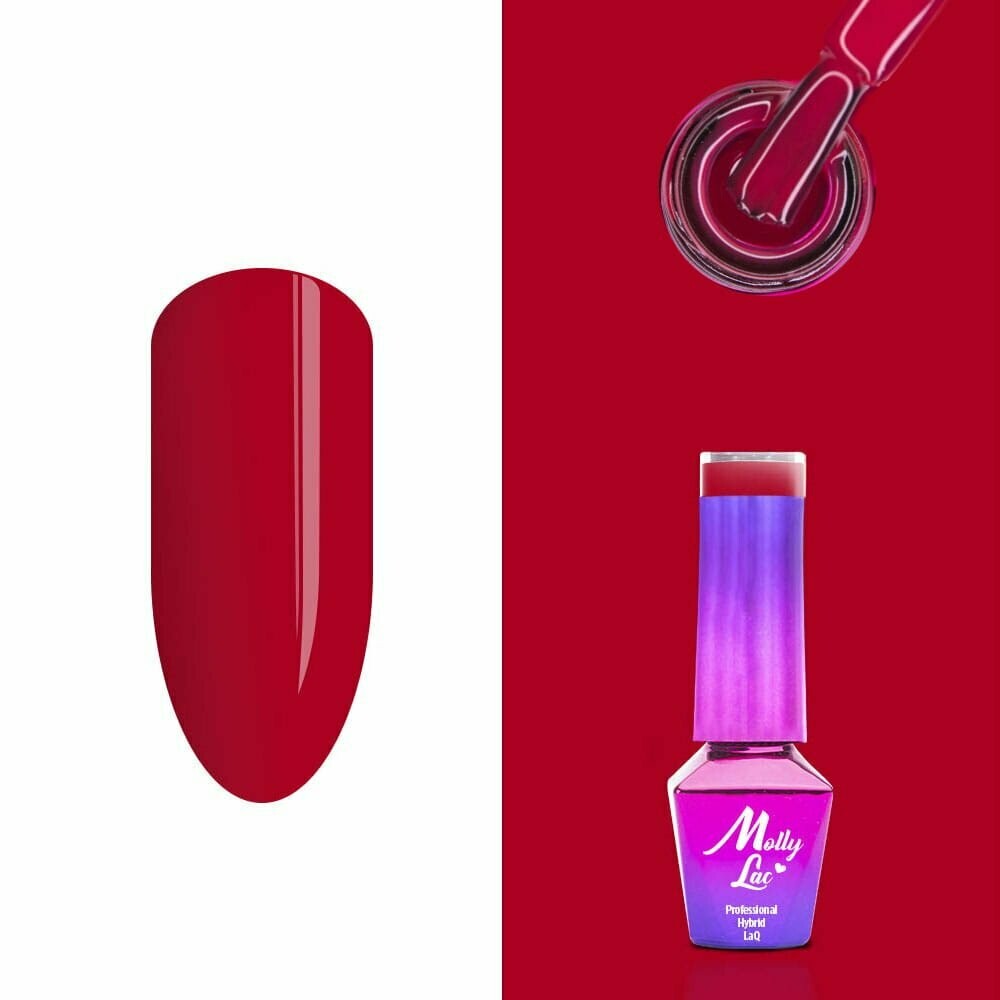 Molly Lac Esmalte Semipermanente 10ml Color 194 Hearts&Kisses Rowanberry Coral