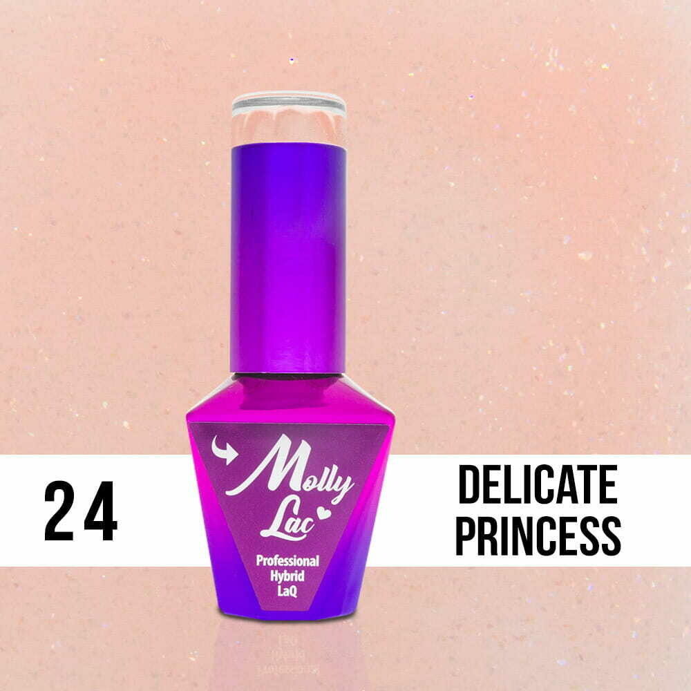 Molly Lac Esmalte Semipermanente 10ml Color 24 Yes I Do Delicate Princess