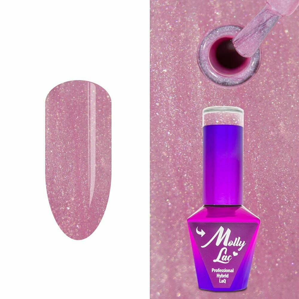 Molly Lac Esmalte Semipermanente 10ml Color 222 Winter Crystalize Petite Roses