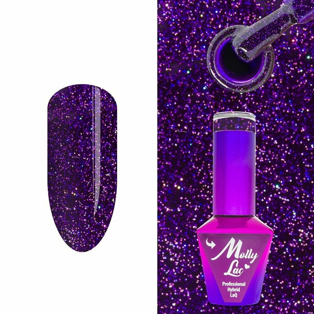 Molly Lac Esmalte Semipermanente 10ml Color 226 Winter Crystalize Eternal Beauty