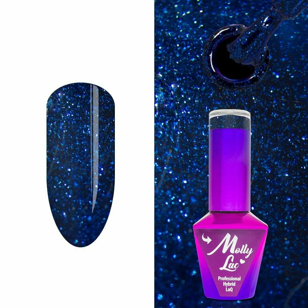 Molly Lac Esmalte Semipermanente 10ml Color 227 Winter Crystalize Last Night