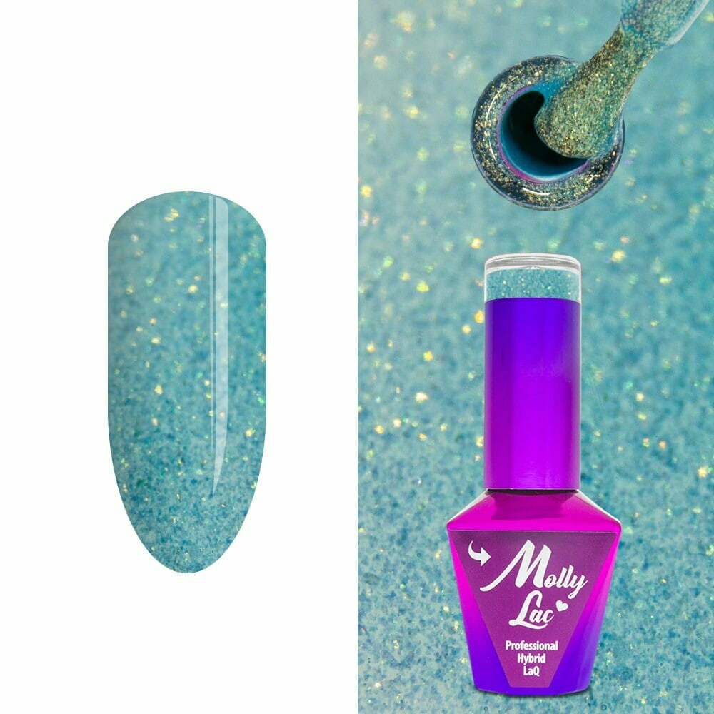 Molly Lac Esmalte Semipermanente 10ml Color 228 Winter Crystalize Candyman