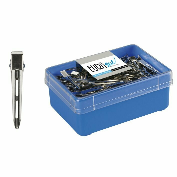 Pinzas Para Rulos Metálicas Pequeñas Caja 120 pcs #01656
