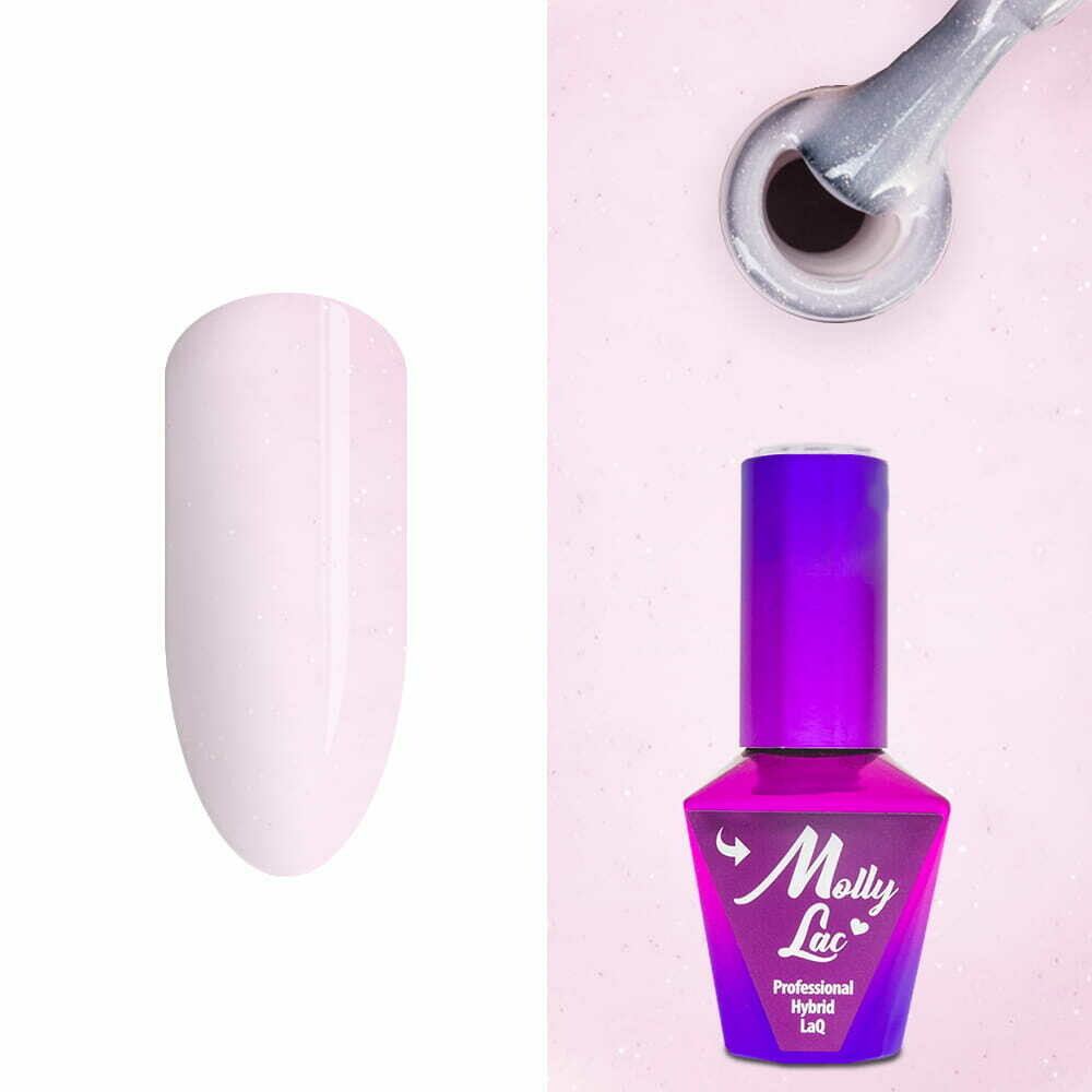 Molly Lac Esmalte Semipermanente 10ml Color 423 Madame French La Rose