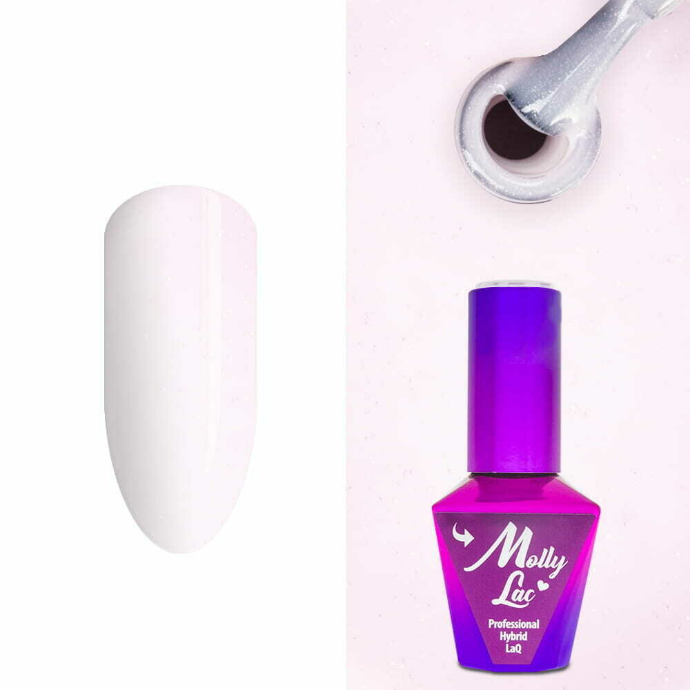 Molly Lac Esmalte Semipermanente 10ml Color 424 Madame French Idylle
