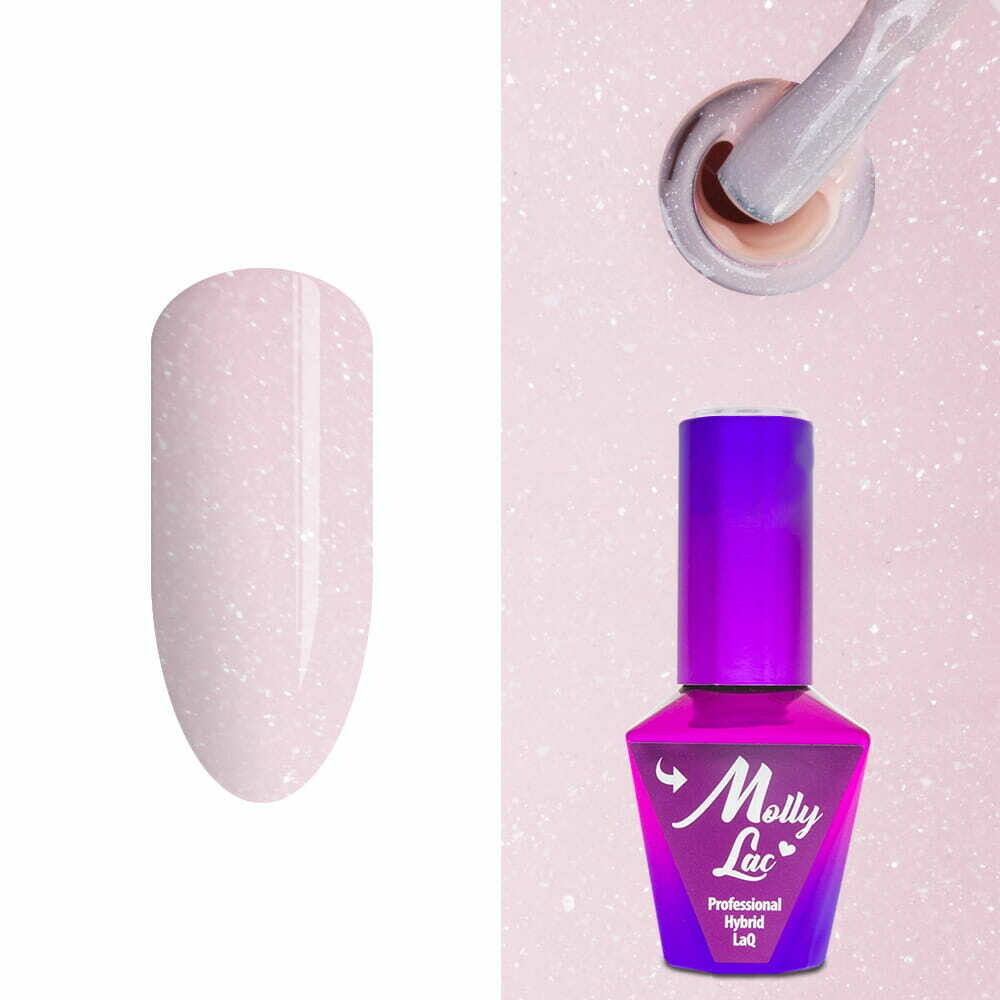 Molly Lac Esmalte Semipermanente 10ml Color 425 Madame French Mademoiselle