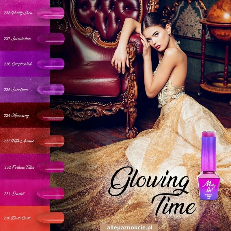 Molly Lac Esmaltes Semipermanentes Colección Glowing Time