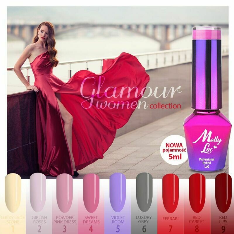 Molly Lac Esmaltes Semipermanentes Colección Glamour Woman