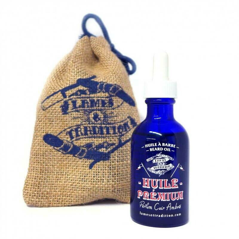 Lames&Traditions Aceite Para Barba Premium Perfume Cuero y Ámbar 50ml