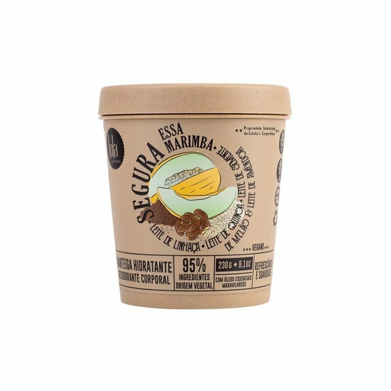 Lola Segura Essa Marimba Manteca Corporal Refrescante al Aceite de Linaza y Quinoa 230g