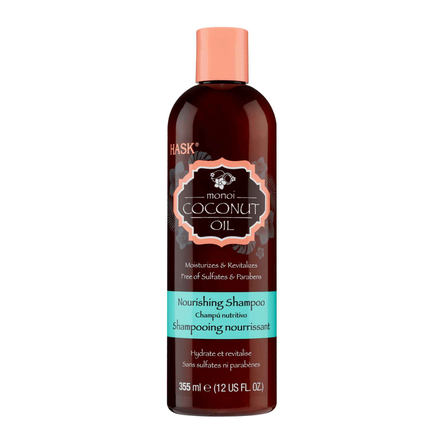 Hask Monoï Coconut Oil Champú Nutritivo 355ml