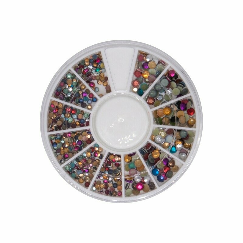 Rueda Diamantes Imitación Para Uñas Mix 28896