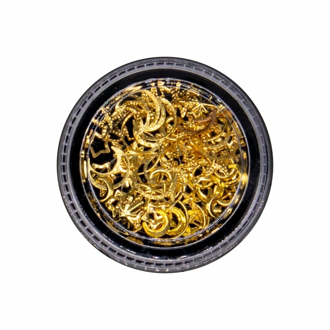 Adornos para decoración de uñas Mix Gold 28814-2