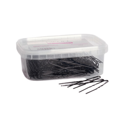Horquilla Invisible Negra 62mm Caja 250g