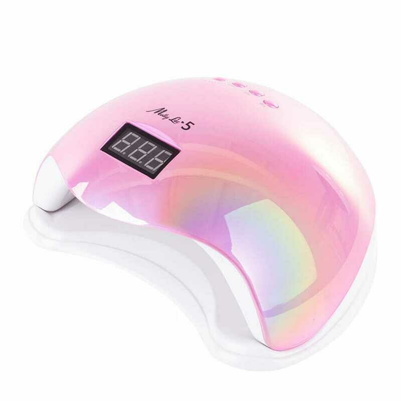 Molly Lac Lámpara de Uñas LED UV 48W Rosa Holográfico