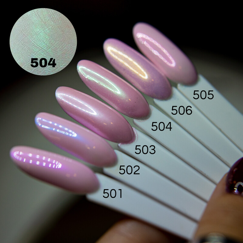 Polvo Efecto Aurora #504 Verde tarrito 1g
