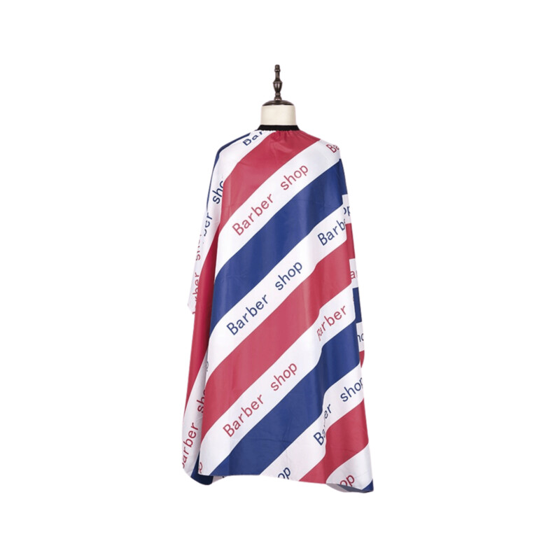 Capa de Corte Barbero Modelo Rayas