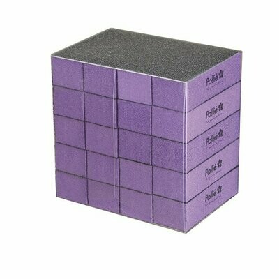 Lima Bloque Pulidor de Uñas Lila 80/80/100 Caja 20 Uds.