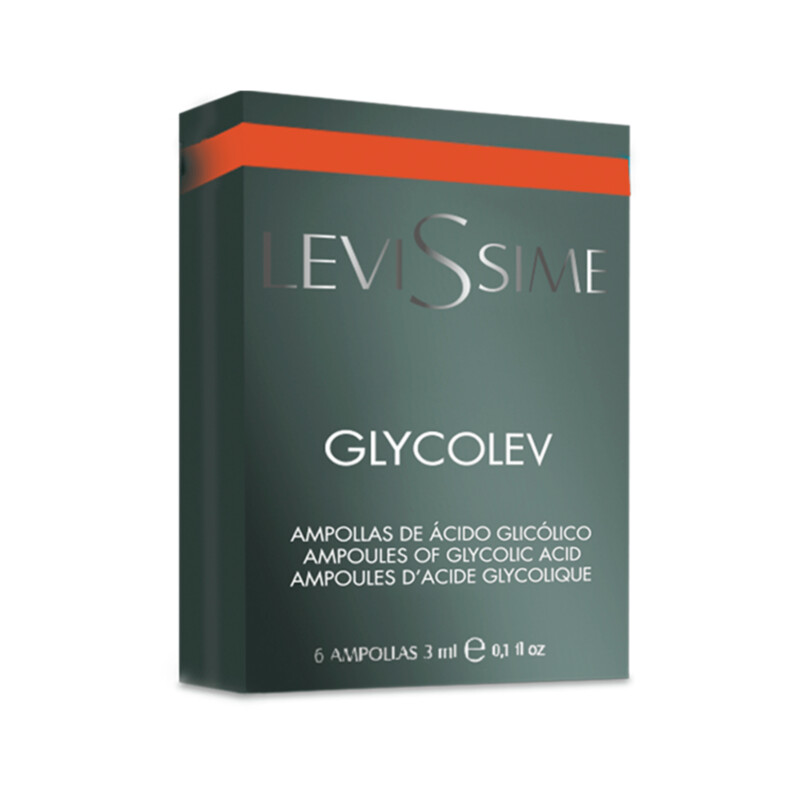 Ampollas de Ácido Glicólico Levissime Glycolev 6x3ml