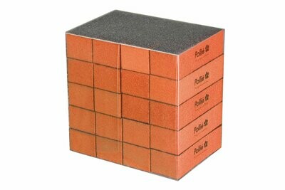 Lima bloque pulidora naranja 100/180/180 Caja 20 uds.