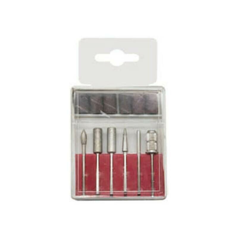 Kit Fresas torno 6 accesorios + 6 limas esmeriladoras