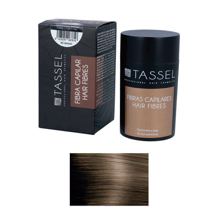 Fibras capilares color Castaño Claro Tassel bote 22g