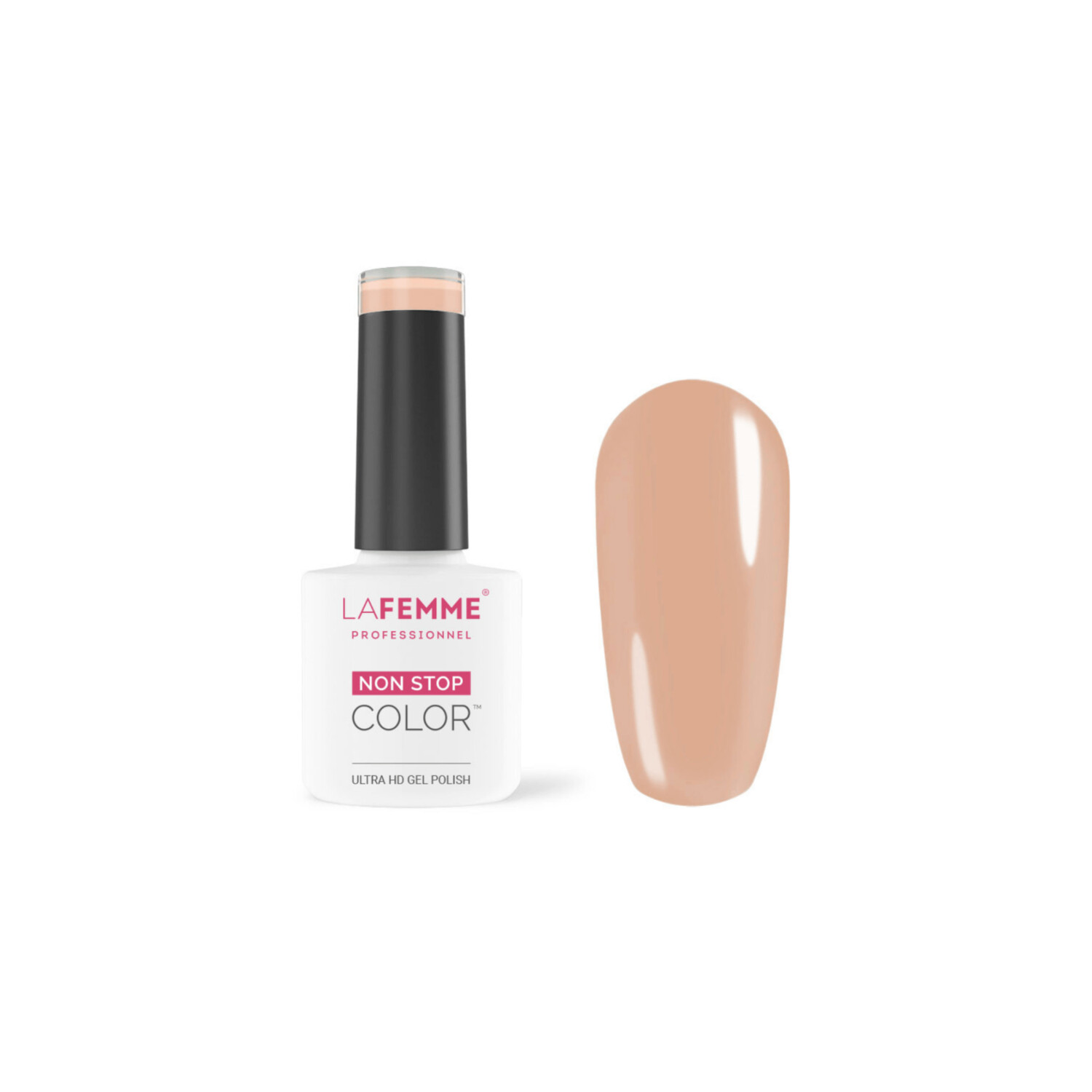 La Femme Esmalte Semipermanente Non-Stop Color H010 UV/LED  8g Ecru Coprente