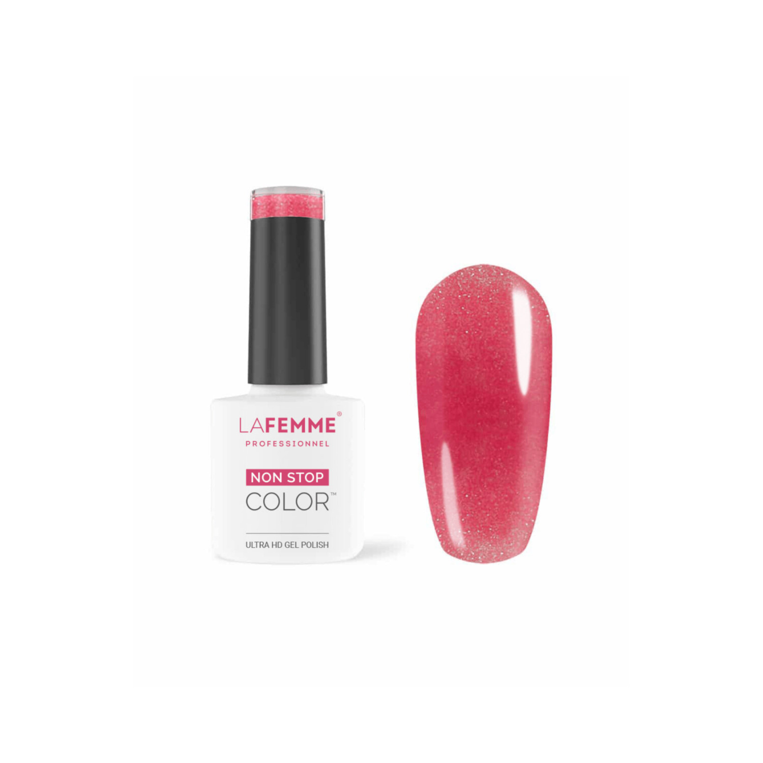 La Femme Esmalte Semipermanente Non-Stop Color H019 UV/LED  8g Shocking Pink