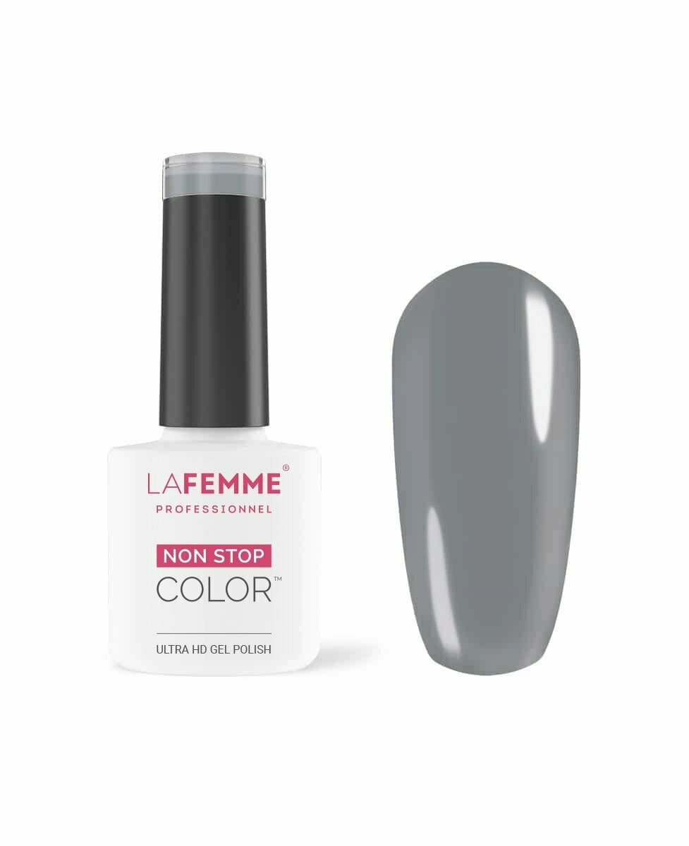 La Femme Esmalte Semipermanente Non-Stop Color H064 UV/LED  8g Royal Grey