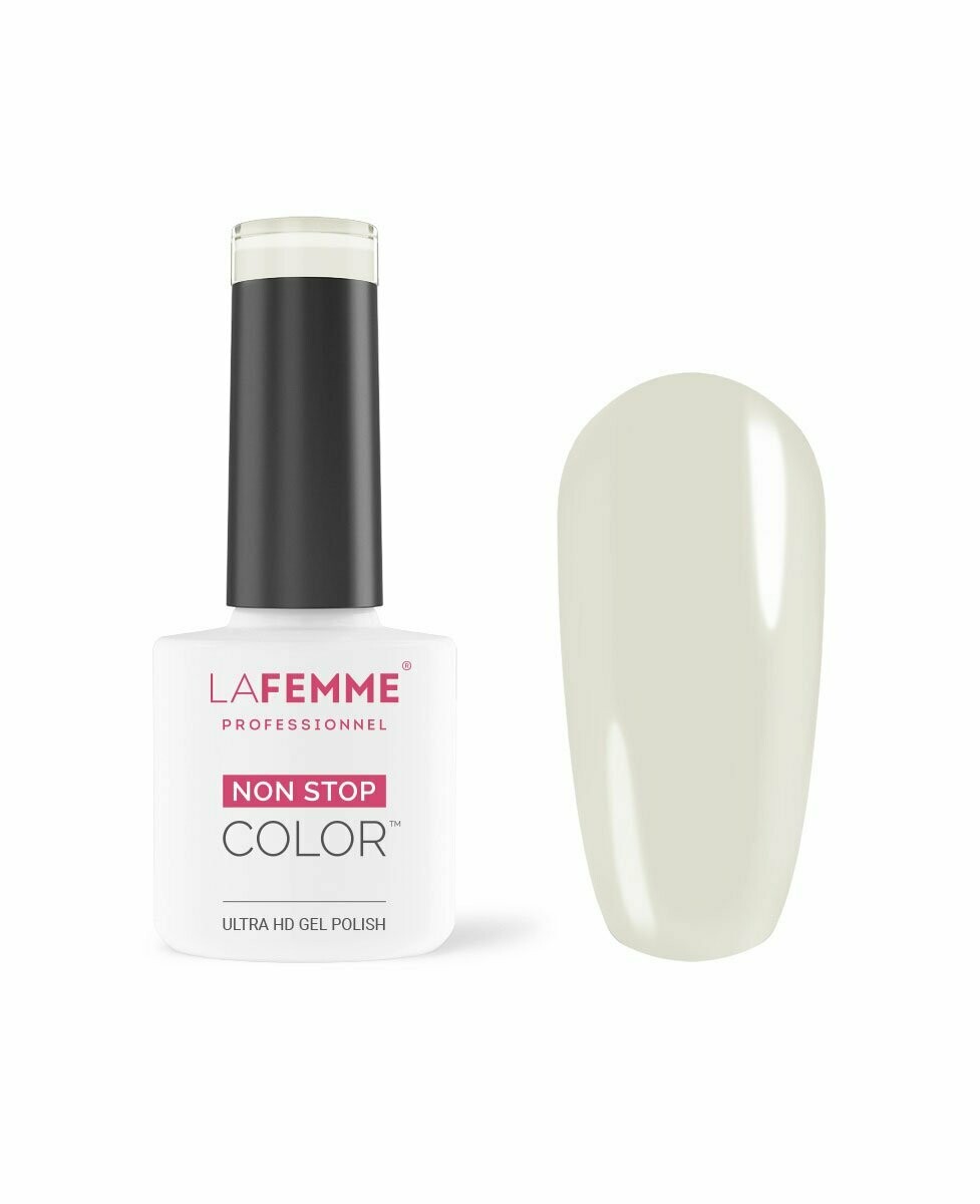 La Femme Esmalte Semipermanente Non-Stop Color H066 UV/LED  8g  Grey Monday