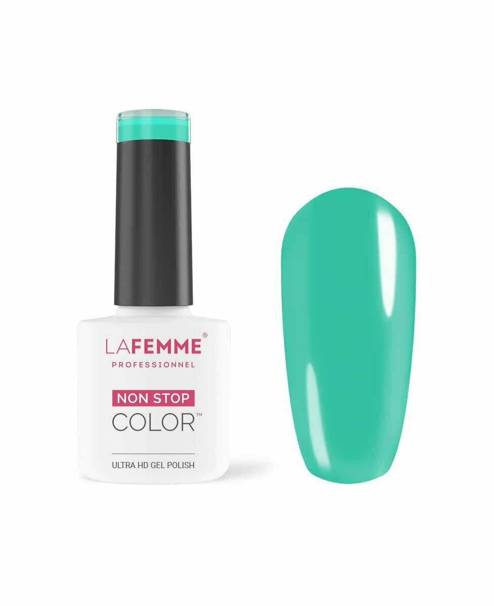 La Femme Esmalte Semipermanente Non-Stop Color H080 UV/LED  8g Mint Green