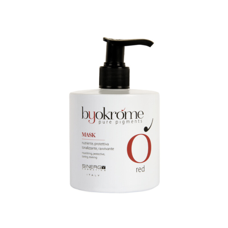 Mascarilla de color castaño Byokrome Red 300ml