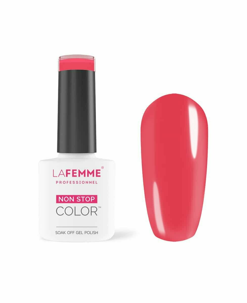 La Femme Esmalte Semipermanente Non-Stop Color Gel UV/LED  8g H196 Cranberry Tea
