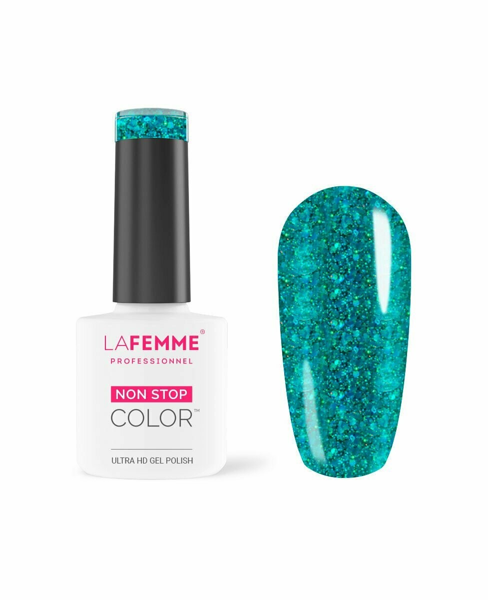 La Femme Esmalte Semipermanente Non-Stop Color  Gel UV/LED  8g H209 Disco Fever