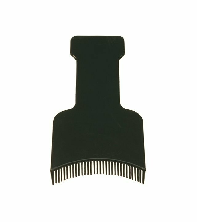 Paleta para mechas con peine pequeña color negro